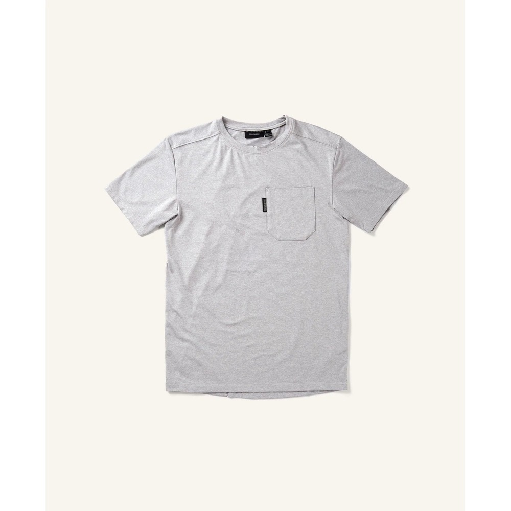 Truewerk Tech Pocket Tee Light Heathered Grey Medium New With Tags